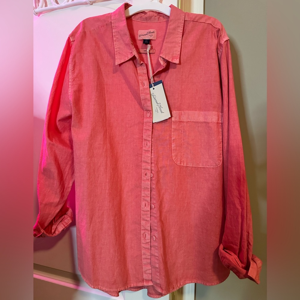 NWT’s Women’s button down, chambray blouse